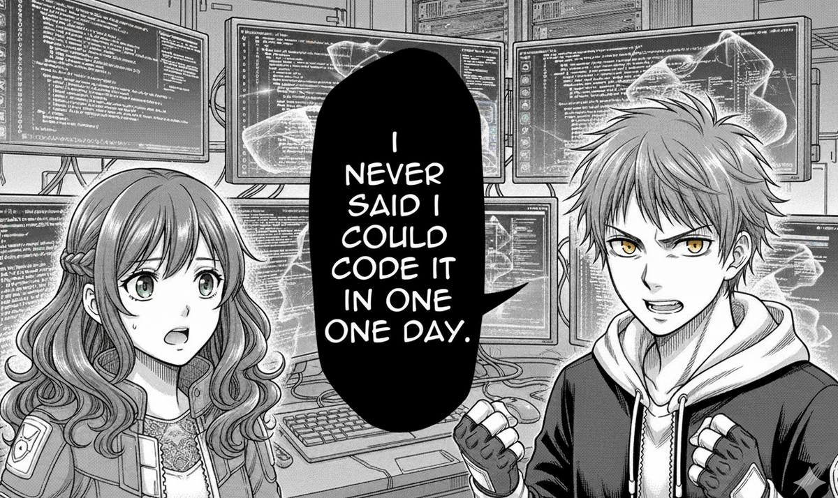 Never said